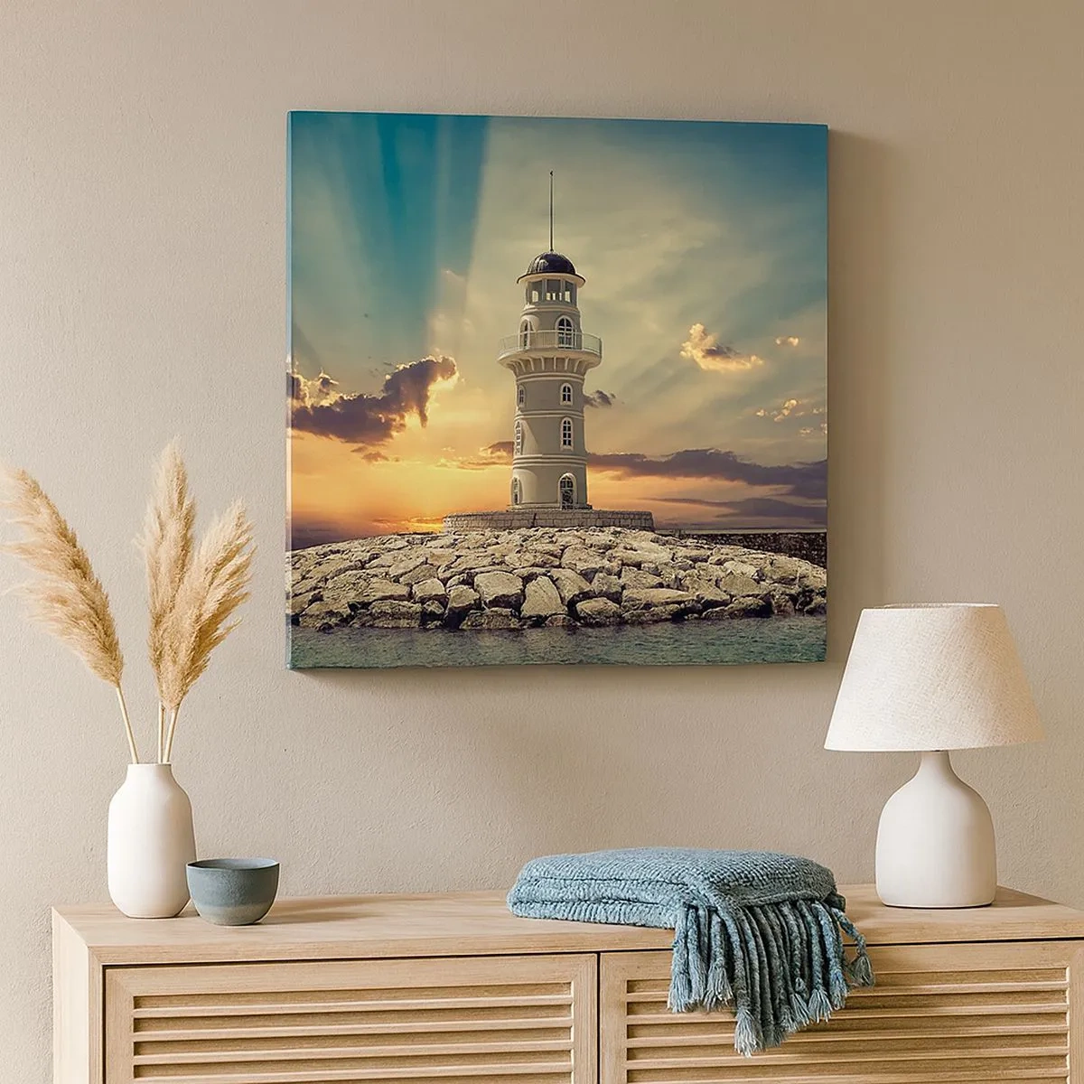 Obraz na plátne - Svetlo - Dobro - Krása - 30x30 cm