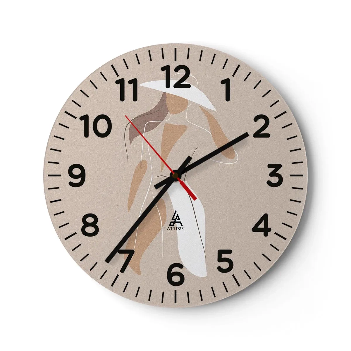 Nástenné hodiny - Móda je zábava - 30x30 cm