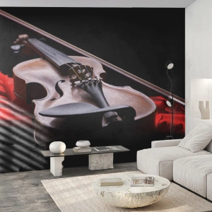 Fototapeta Premium Canvas - Hudba pocitov - Hudba, husle, Hudobný nástroj - 250x175 cm