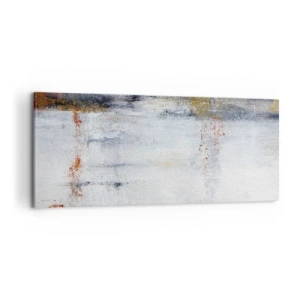 Obraz na plátne - Za závojom vzduchu - 100x40 cm