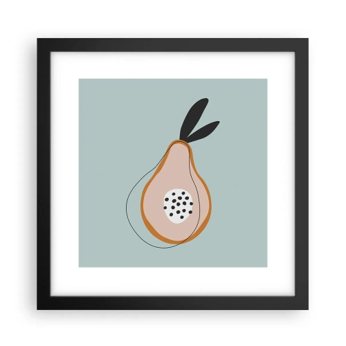 Plagát v čiernom ráme - Prenikanie do podstaty vecí - 30x30 cm