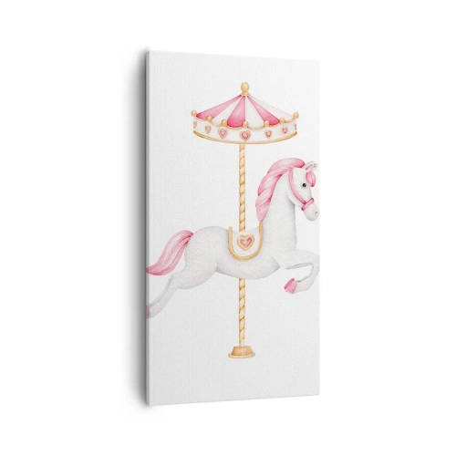 Obraz na plátne - Vyrazil z kopýtka - 55x100 cm