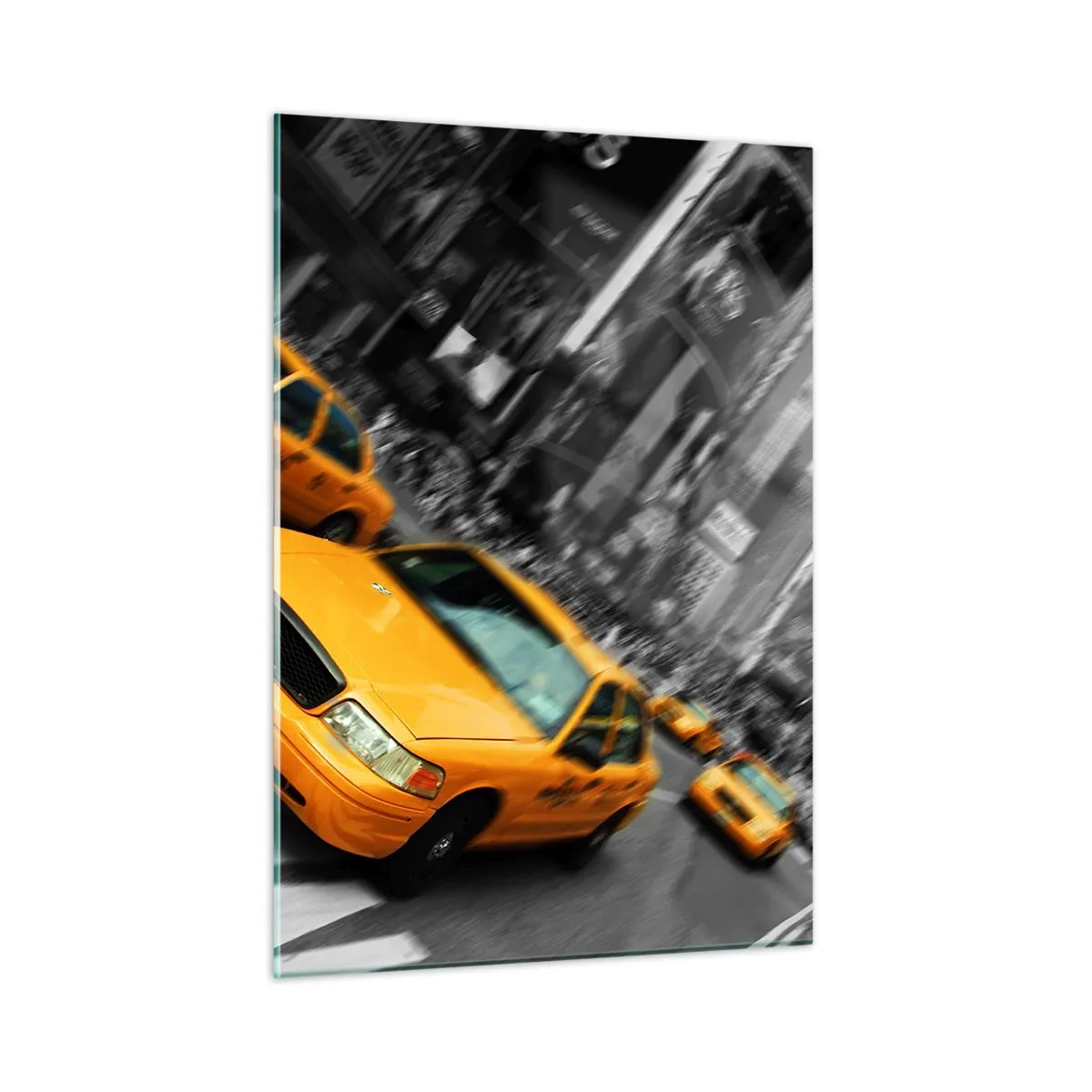 Obraz na skle - Newyorské kvapky slnka - 50x70 cm