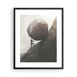 Plagát v čiernom ráme - Verím, proti všetkej nádeji - 40x50 cm