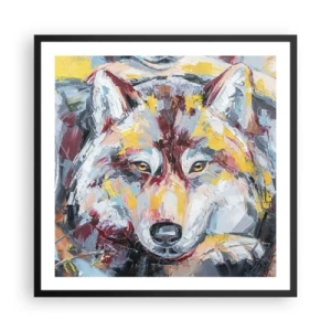 Plagát v čiernom ráme - Pokoj medzi blízkymi - 60x60 cm