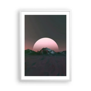 Plagát v bielom ráme - V susednej galaxii - 50x70 cm