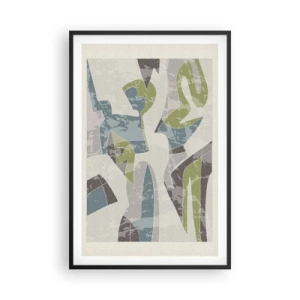 Plagát v čiernom ráme - Kompozícia za sklom - 61x91 cm