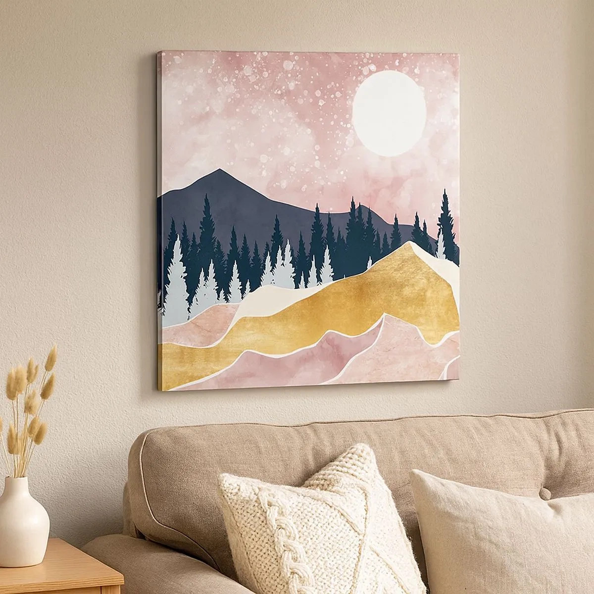 Obraz na plátne - Nočná hliadka - 30x30 cm