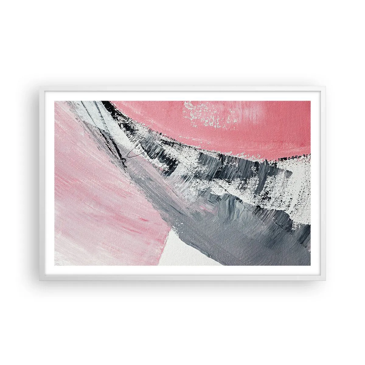 Plagát v bielom ráme - Zladená kompozícia - 91x61 cm