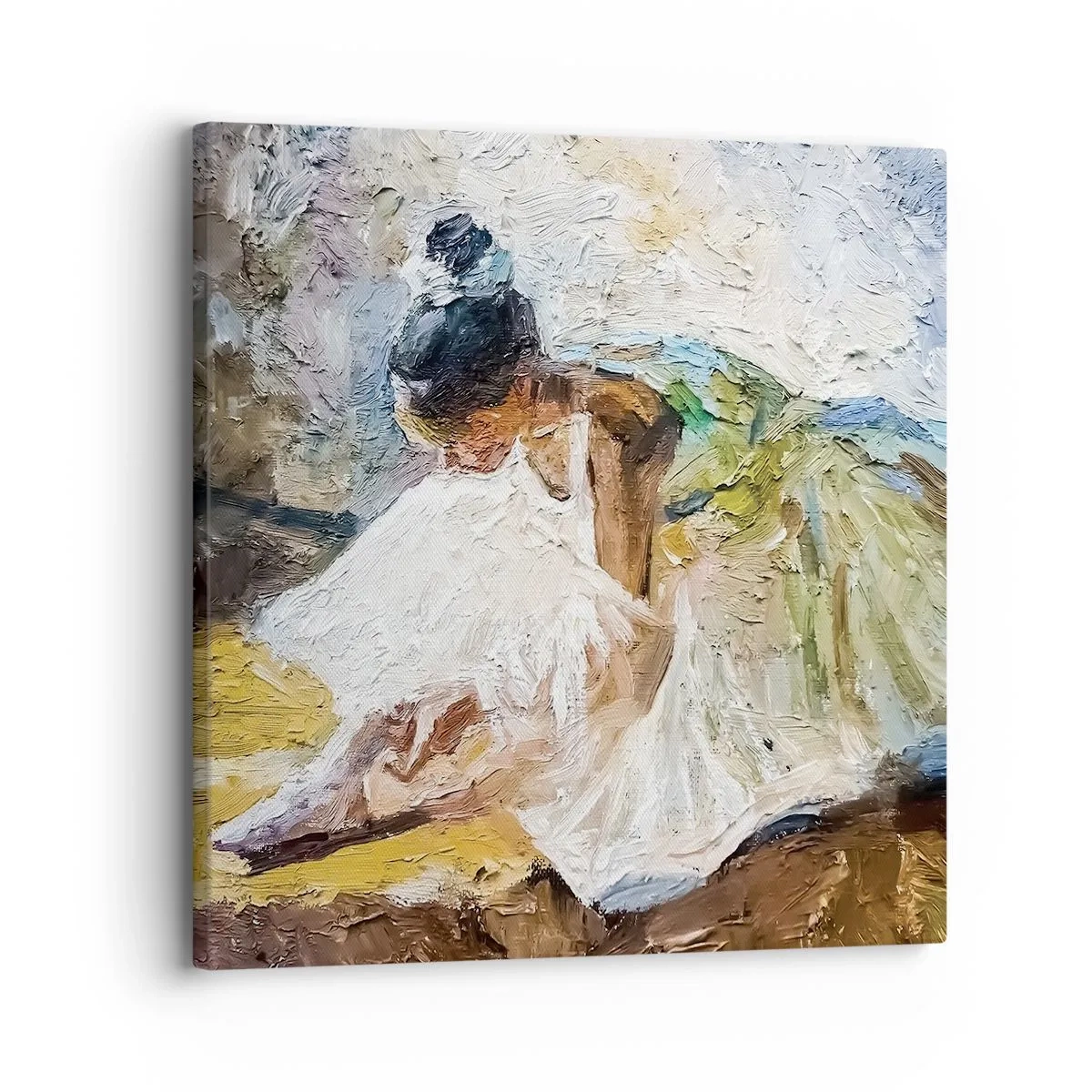 Obraz na plátne - Z Degasovho obrazu - 30x30 cm