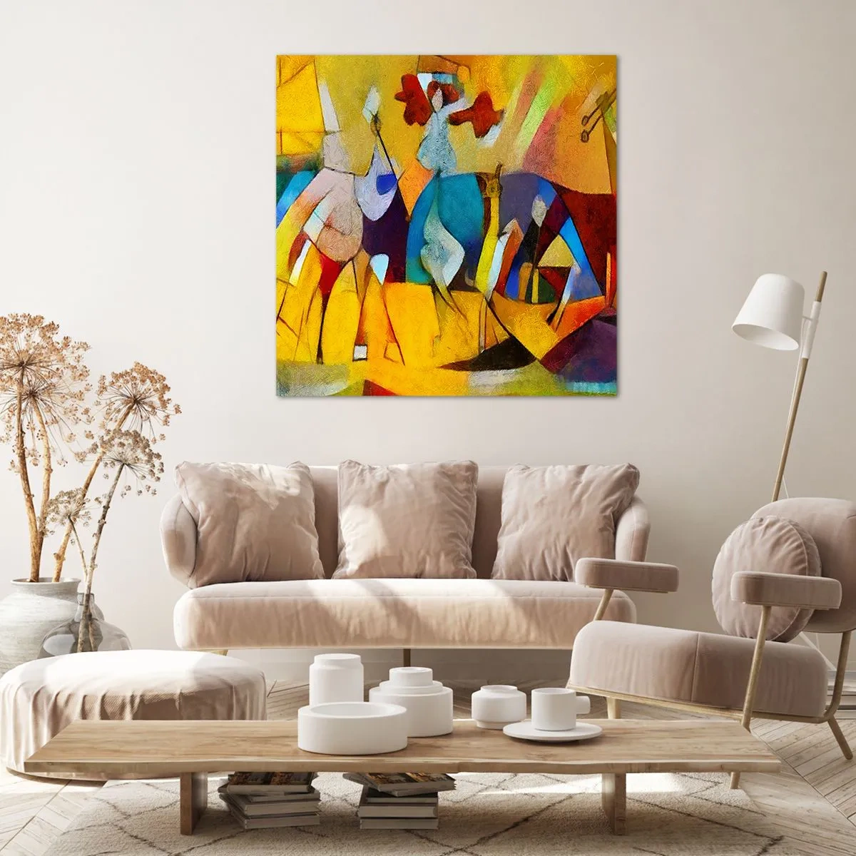 Obraz na plátne - Slnko - život - radosť - 40x40 cm