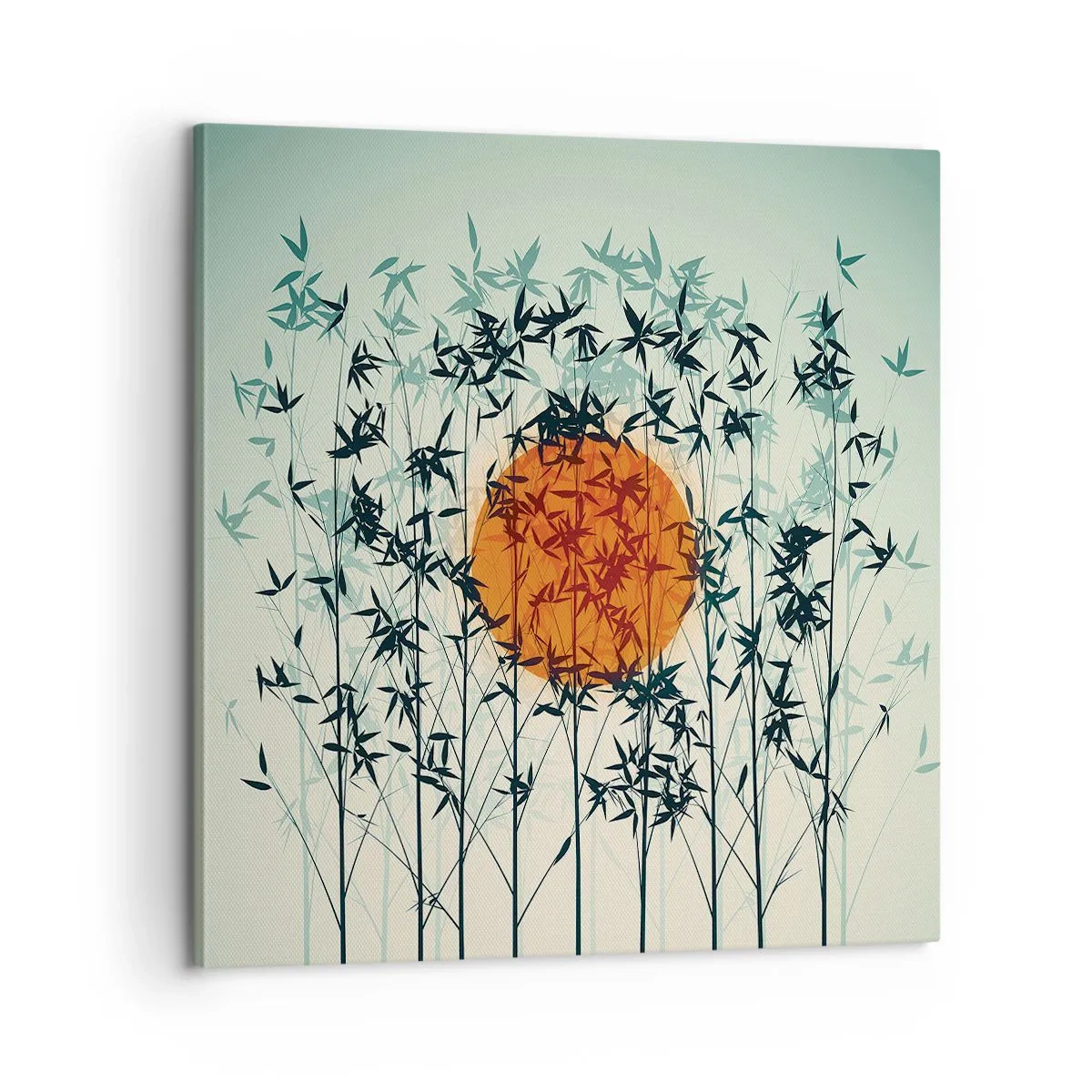 Obraz na plátne - Japonské slnko - 60x60 cm
