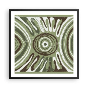 Plagát v čiernom ráme - Explózia emócií - 60x60 cm