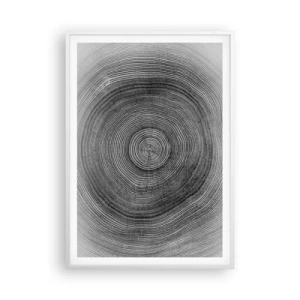 Plagát v bielom ráme - Znamenie doby - 70x100 cm