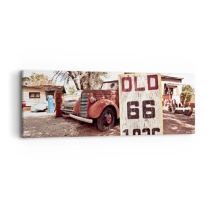 Obraz na plátne - Legenda americkej provincie - 90x30 cm