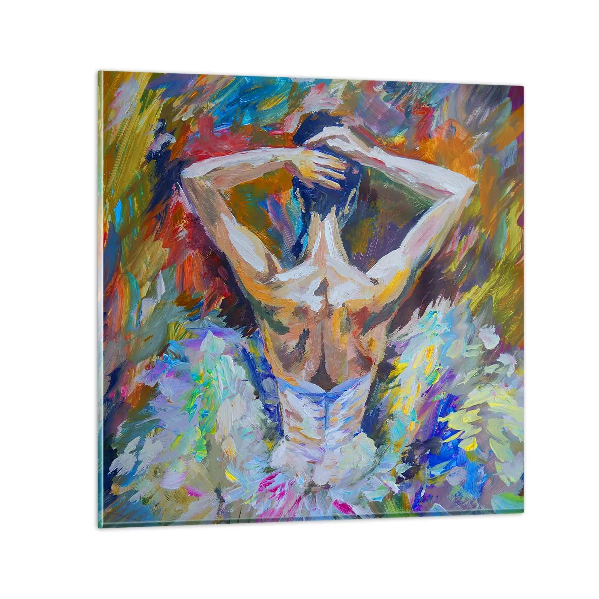 Obraz na skle - To môže byť všetko - 70x70 cm