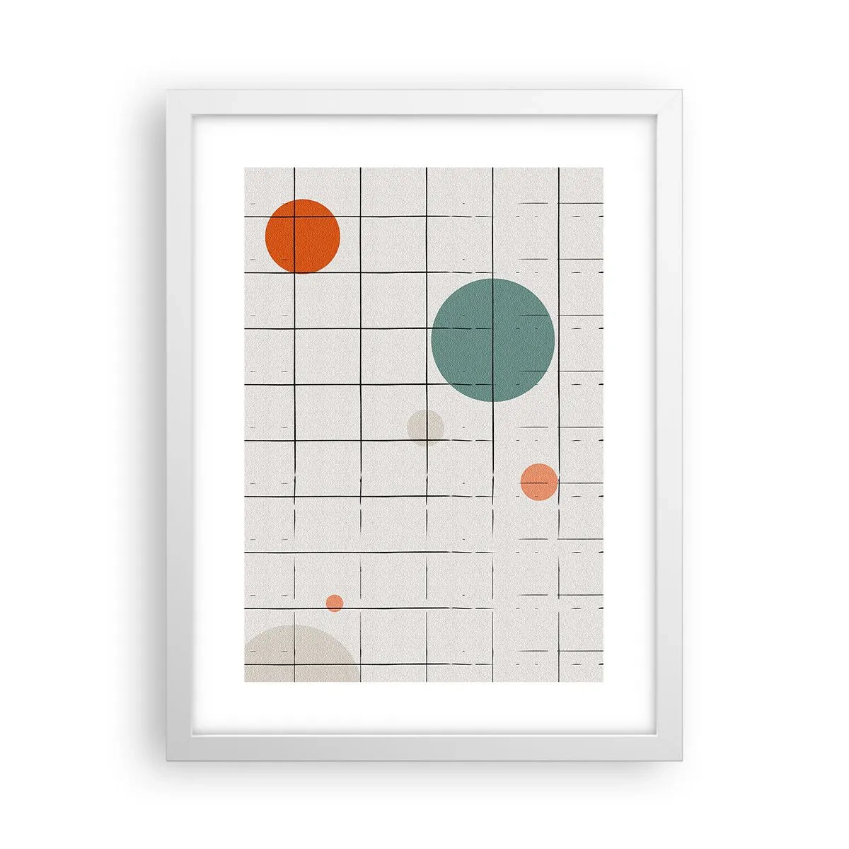 Plagát v bielom ráme - Uväznené. My alebo ony? - 30x40 cm