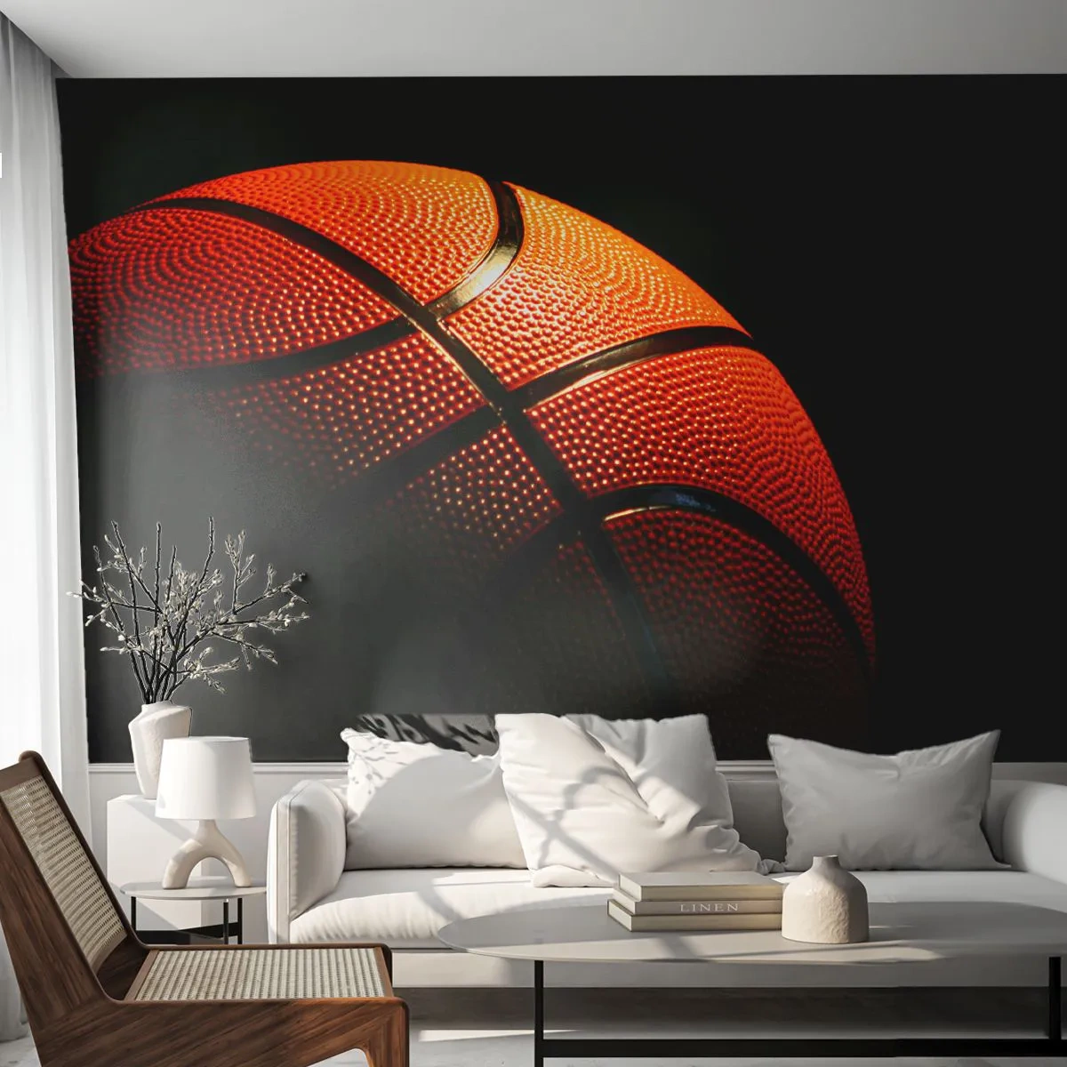 Fototapeta Premium Canvas - Krásna ako planéta - Šport, Basketbal, Basketbal - 300x210 cm