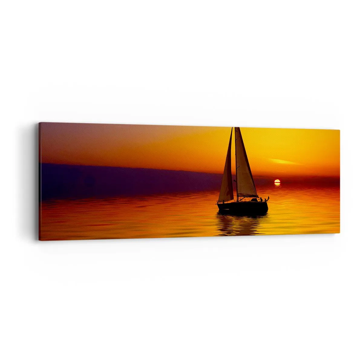 Obraz na plátne - Ako je tu za súmraku ticho… - 90x30 cm