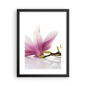 Plagát v čiernom ráme - Jemné ako závan jari - 30x40 cm