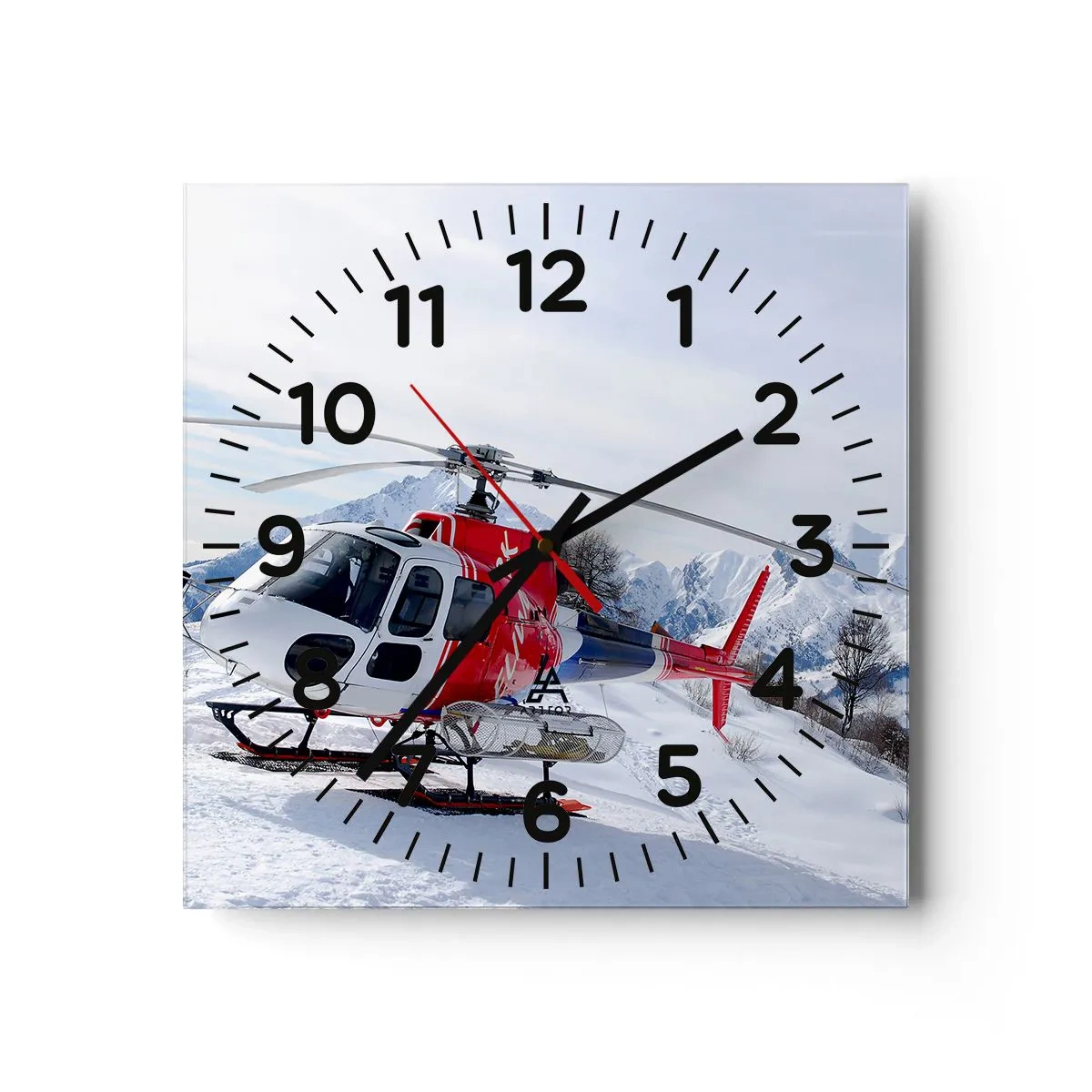 Nástenné hodiny - Vždy pripravený - 40x40 cm