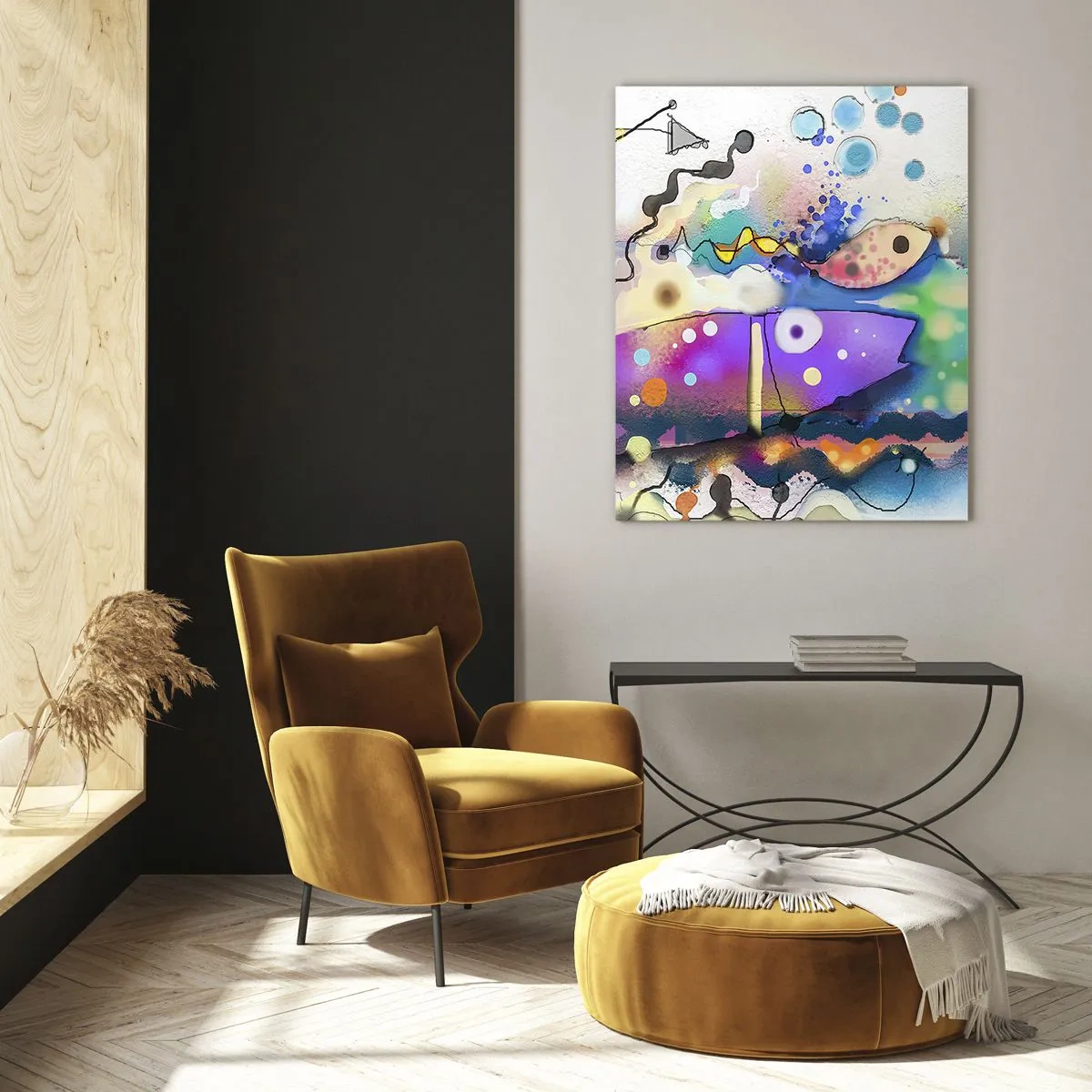 Obraz na skle - Niet slov! - 50x70 cm