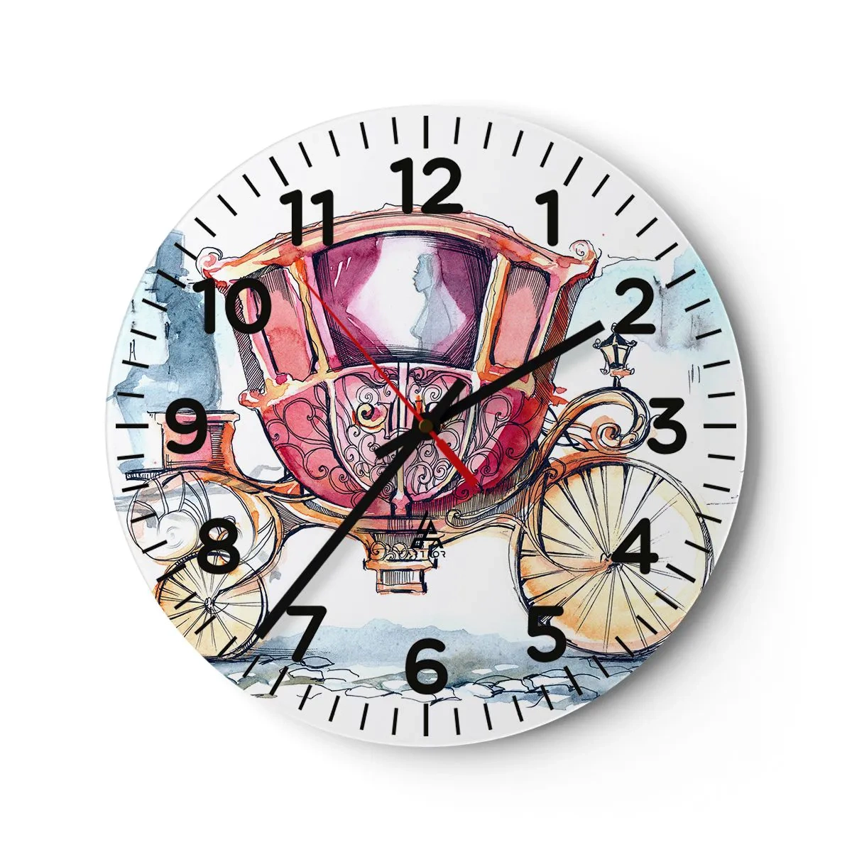 Nástenné hodiny - Na svadbu alebo na ples? - 40x40 cm