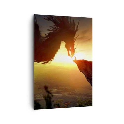 Obraz na plátne - Premožiteľ draka - 70x100 cm