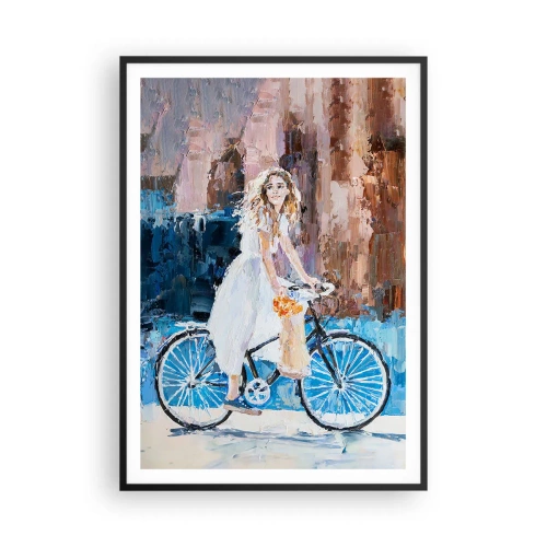 Plagát v čiernom ráme - Ranná radosť - 70x100 cm