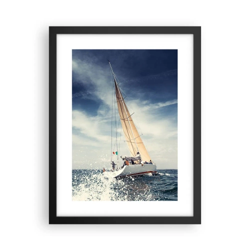 Plagát v čiernom ráme - Nás nedobehnú! - 30x40 cm