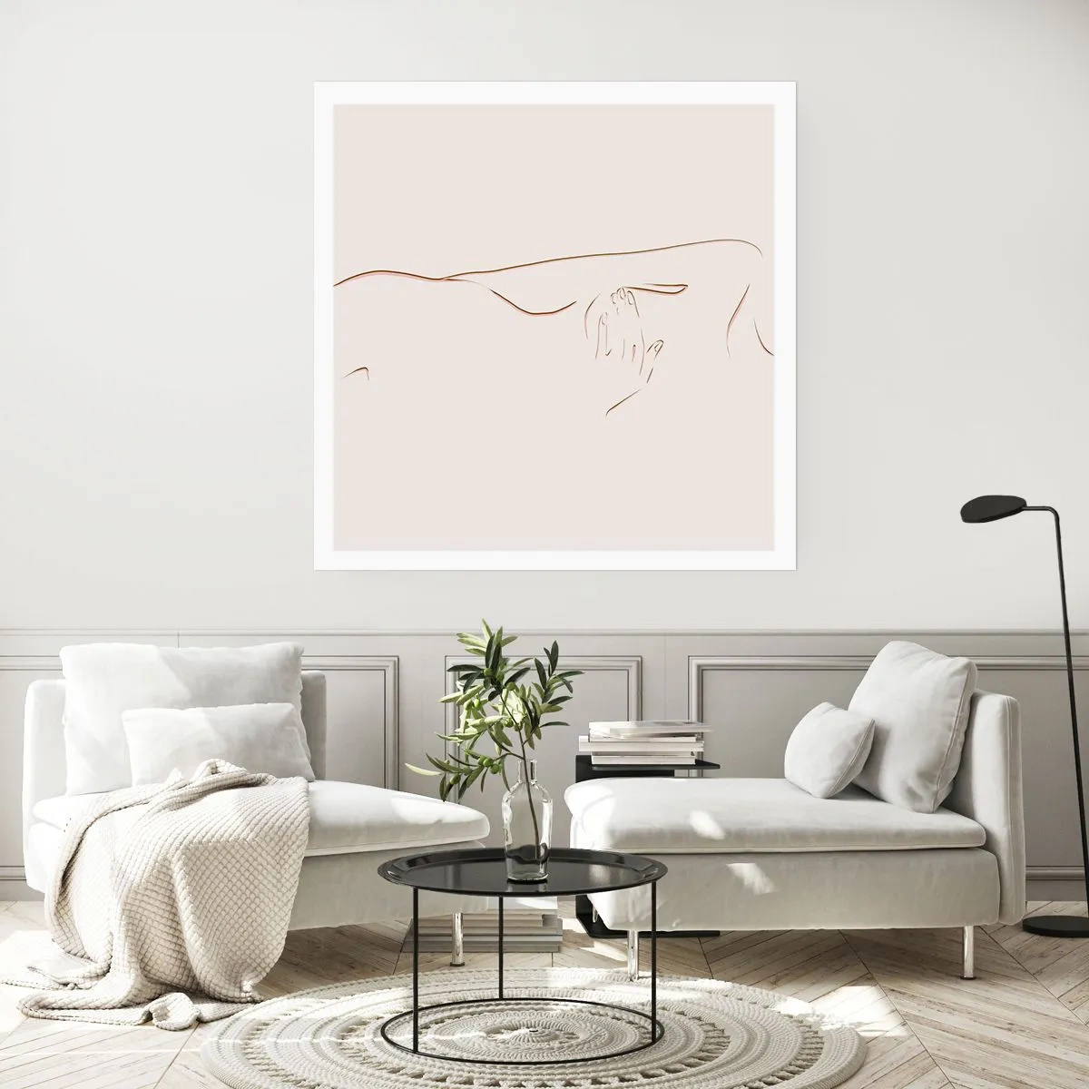 Plagát - Tvar túžby - 30x30 cm