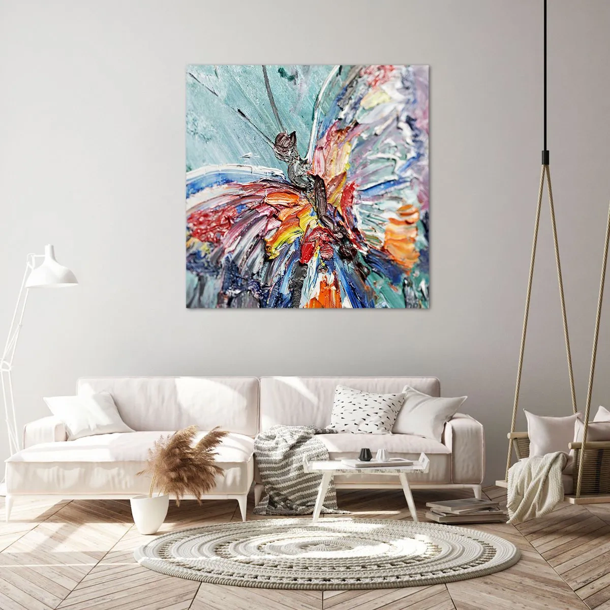 Obraz na plátne - Namaľovaný prírodou - 50x50 cm