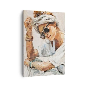 Obraz na plátne - Portrét v plnom slnku - 50x70 cm