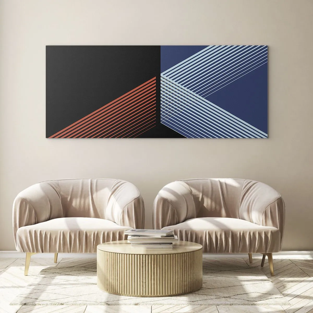 Obraz na skle - Jednoduchý príbeh - 100x40 cm