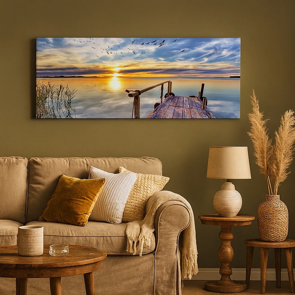 Obraz na plátne - Vietor ide odpočívať - 30x30 cm