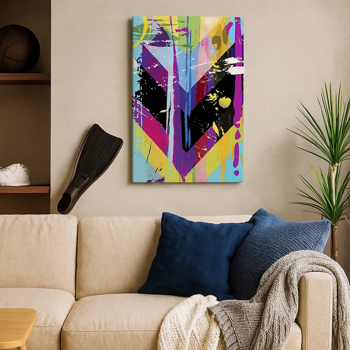 Obraz na plátne - Zhora nadol - 50x70 cm