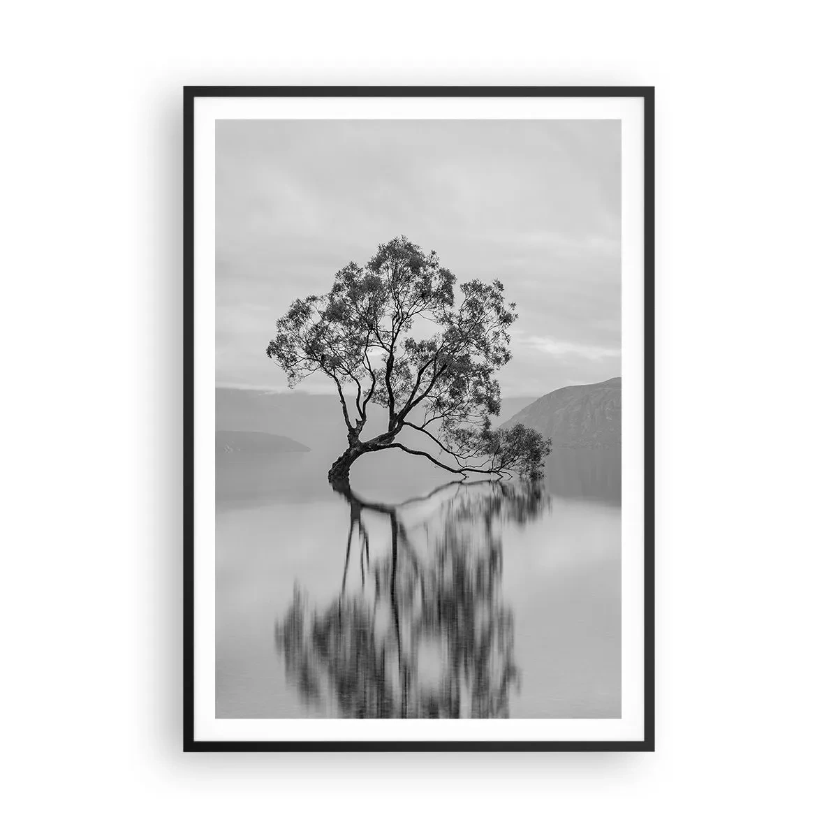 Plagát v čiernom ráme - Existuje taká krajina - 70x100 cm