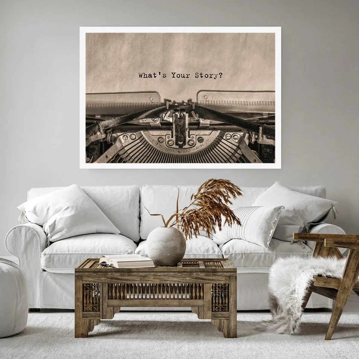 Plagát - Povedz mi - 50x40 cm