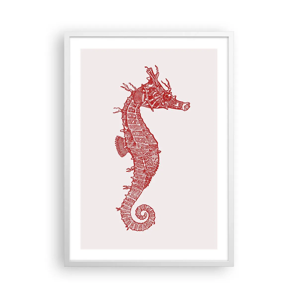 Plagát v bielom ráme - Perfektná bytosť - 50x70 cm