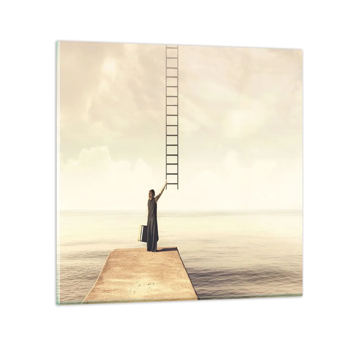 Obraz na skle - Magická cesta - 40x40 cm