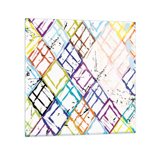 Obraz na skle - Bunky na prenájom - 70x70 cm