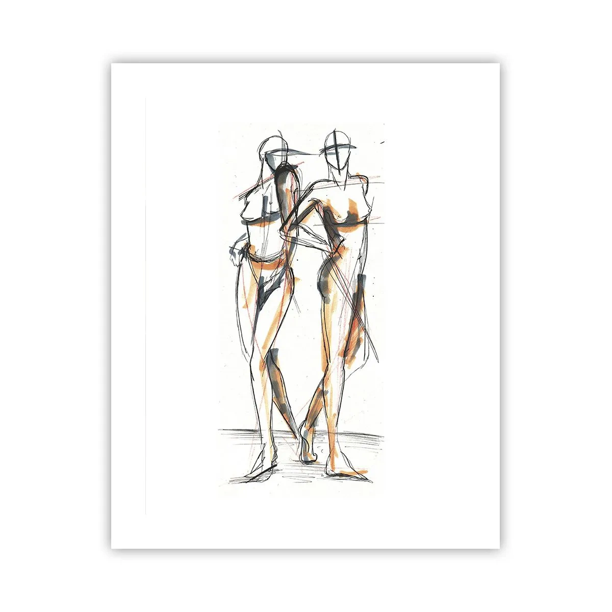 Plagát - Štúdia šarmu - 40x50 cm