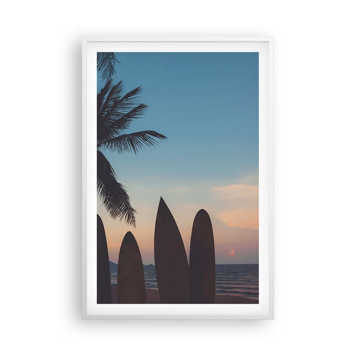 Plagát v bielom ráme - Zajtra bude tiež zábava - 61x91 cm