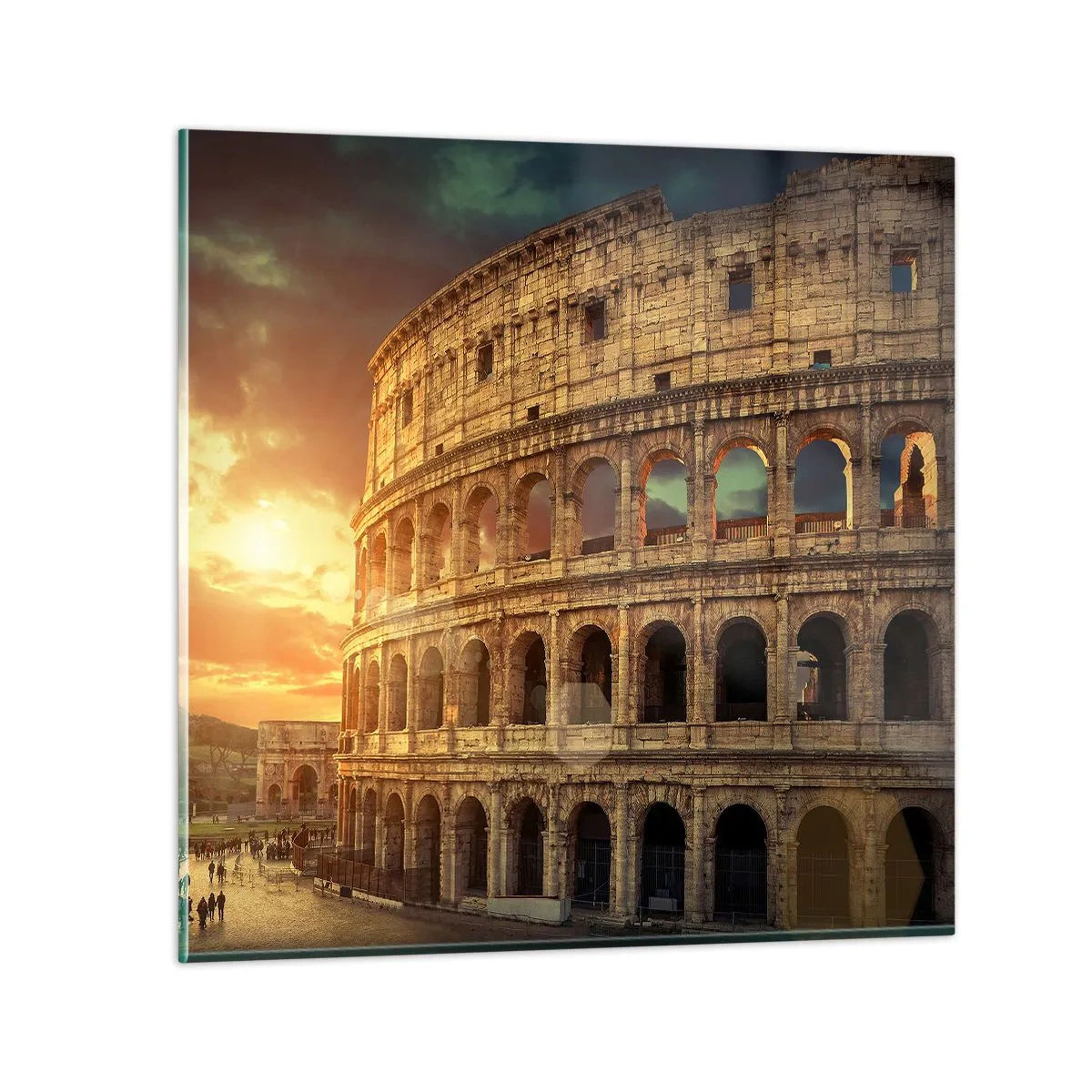 Obraz na skle - Kolosálny dojem - 70x70 cm