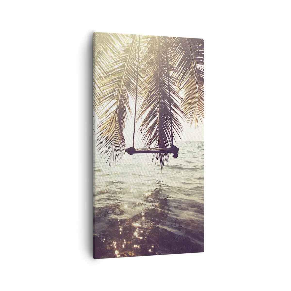 Obraz na plátne - Hojdať sa ľubovoľne v oblakoch - 55x100 cm