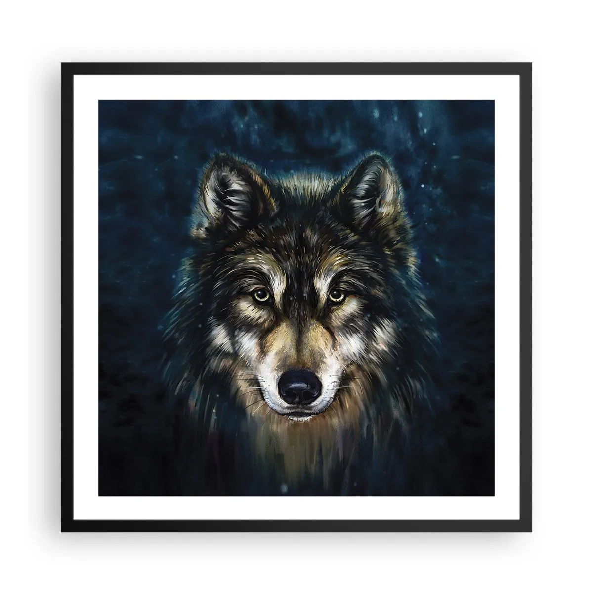 Plagát v čiernom ráme - Alfa? A omega - 60x60 cm