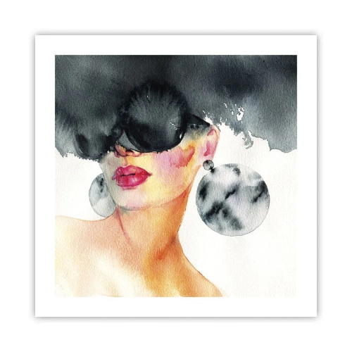 Plagát - Tajomstvo elegancie - 50x50 cm