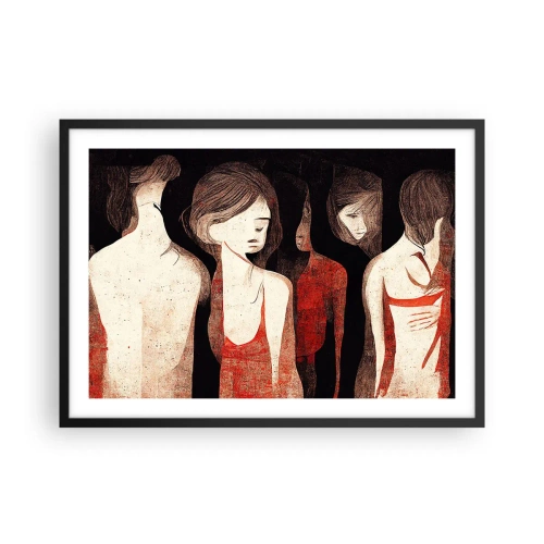 Plagát v čiernom ráme - Madony z temnoty - 70x50 cm