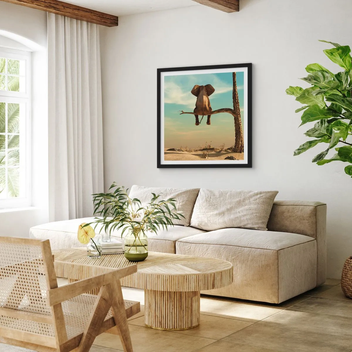 Plagát v čiernom ráme - Nový uhol pohľadu - 40x40 cm