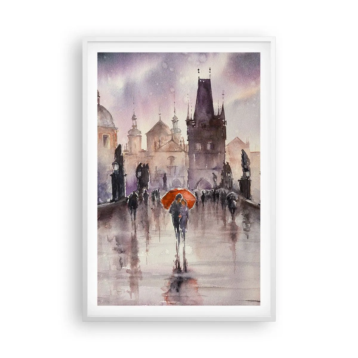 Plagát v bielom ráme - Ľudia sa nemenia - 61x91 cm